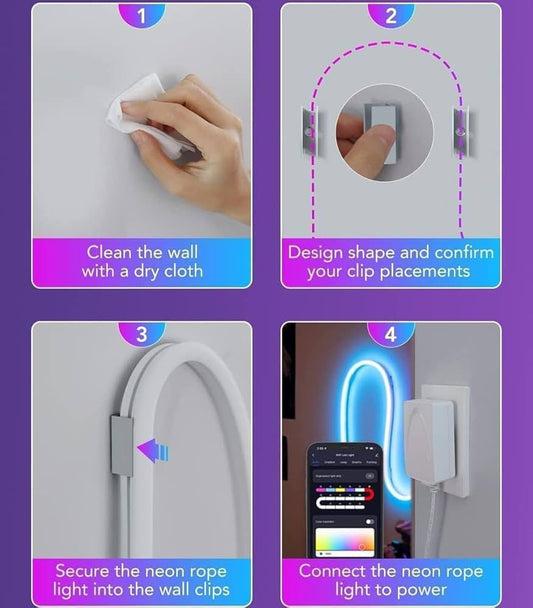 RGBIC LED Neon Strip Light.