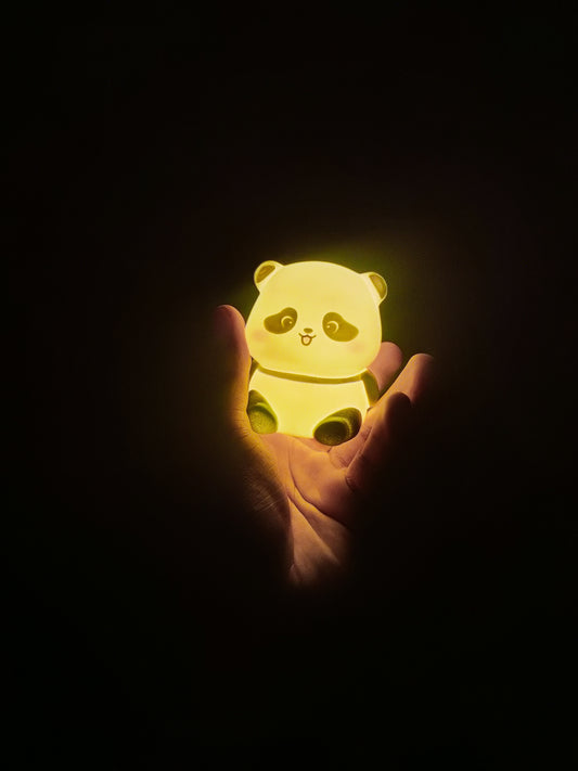 Cute Panda LED Night LampSoft Glow Decorative Bedside Light